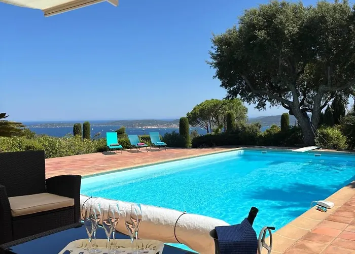Tatil Evi Breathtaking Sea View Over Saint-tropez
